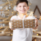 Child giving a gift
